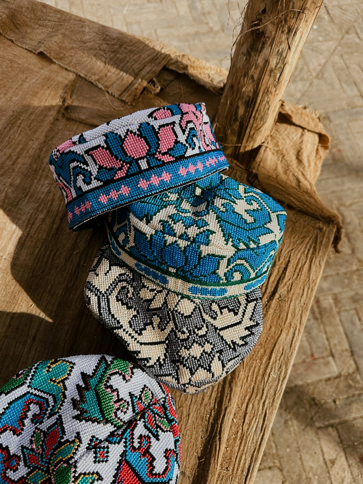 Traditional Uzbek Tubeteika Hat