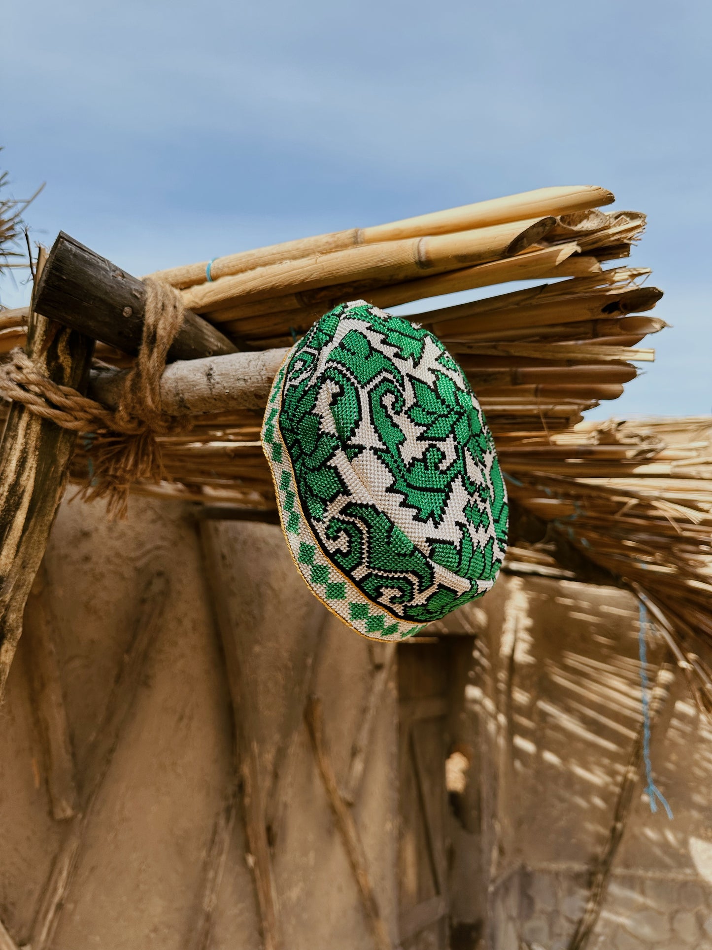 Traditional Uzbek Tubeteika Hat