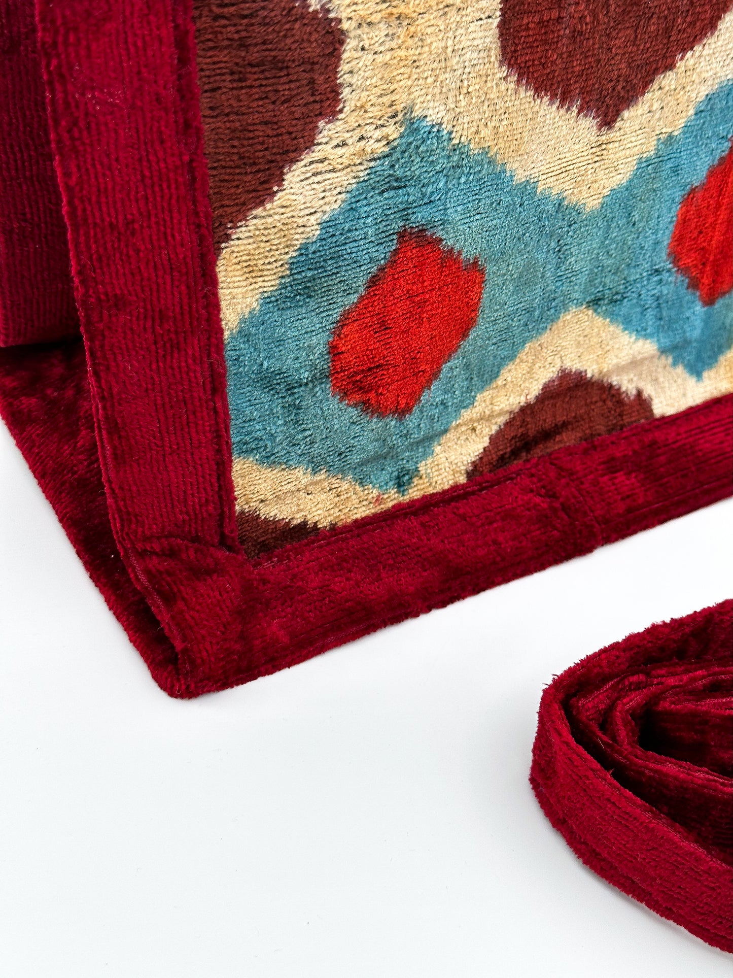 Velvet Ikat Elegance (Geometric Harmony)