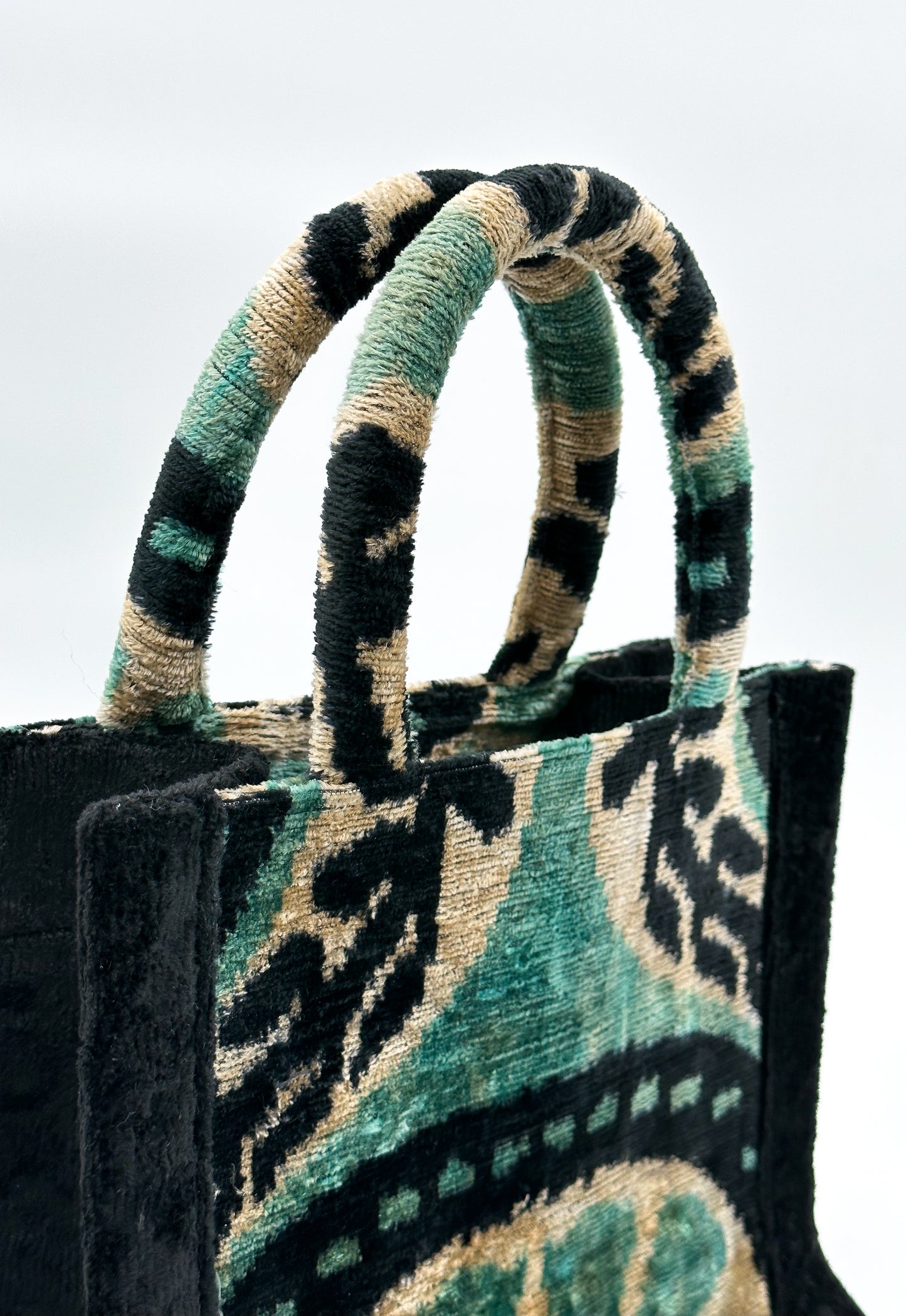 Velvet Ikat Elegance (Geometric Harmony)