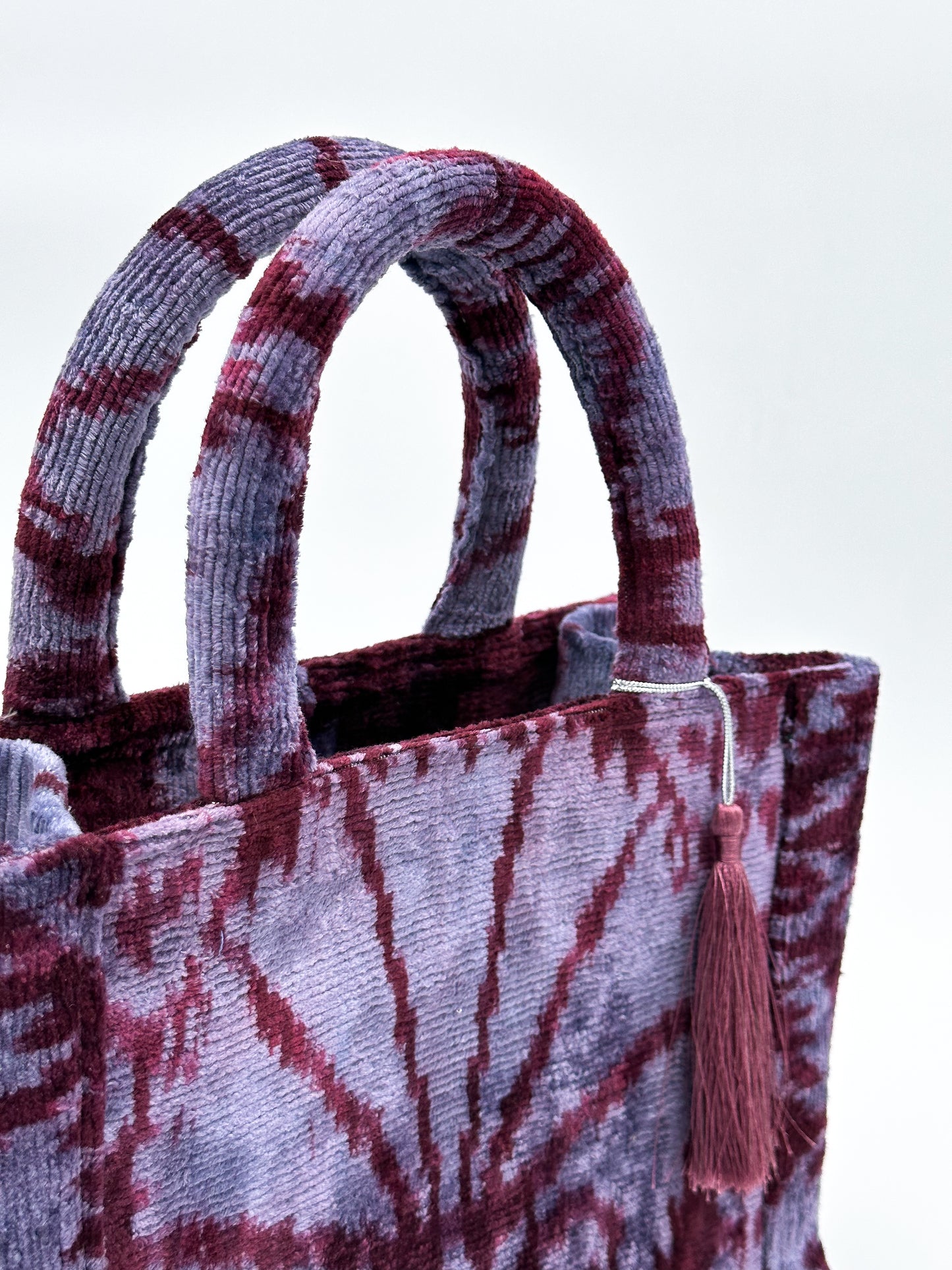 Velvet Ikat Elegance (Geometric Harmony)
