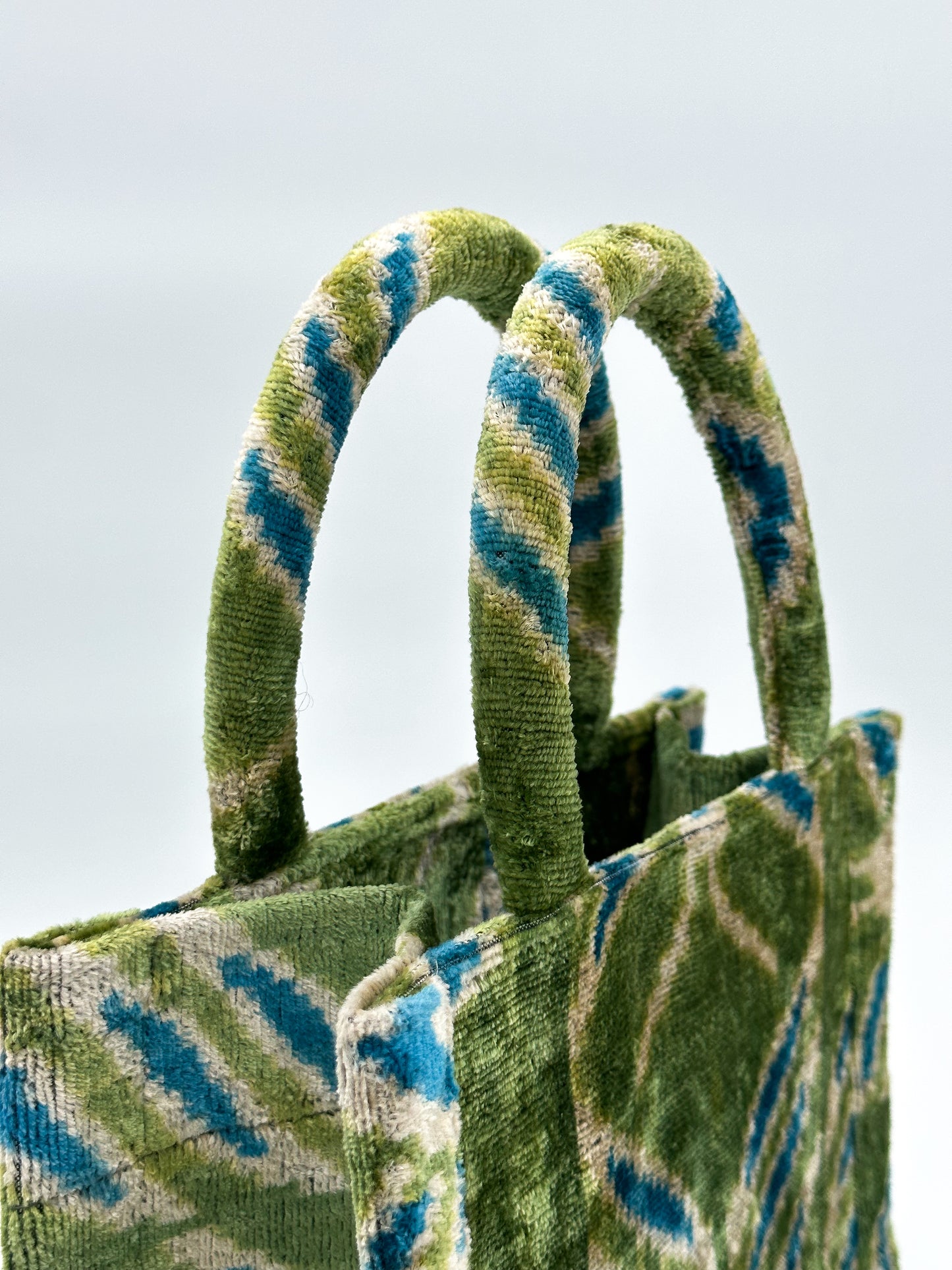 Velvet Ikat Elegance (Geometric Harmony)