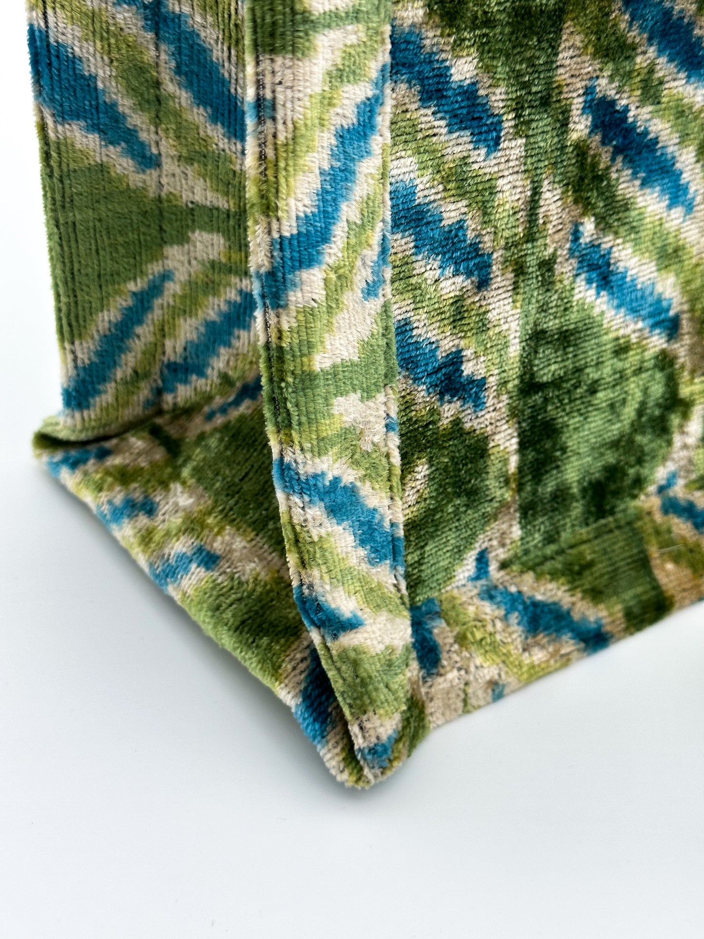 Velvet Ikat Elegance (Geometric Harmony)