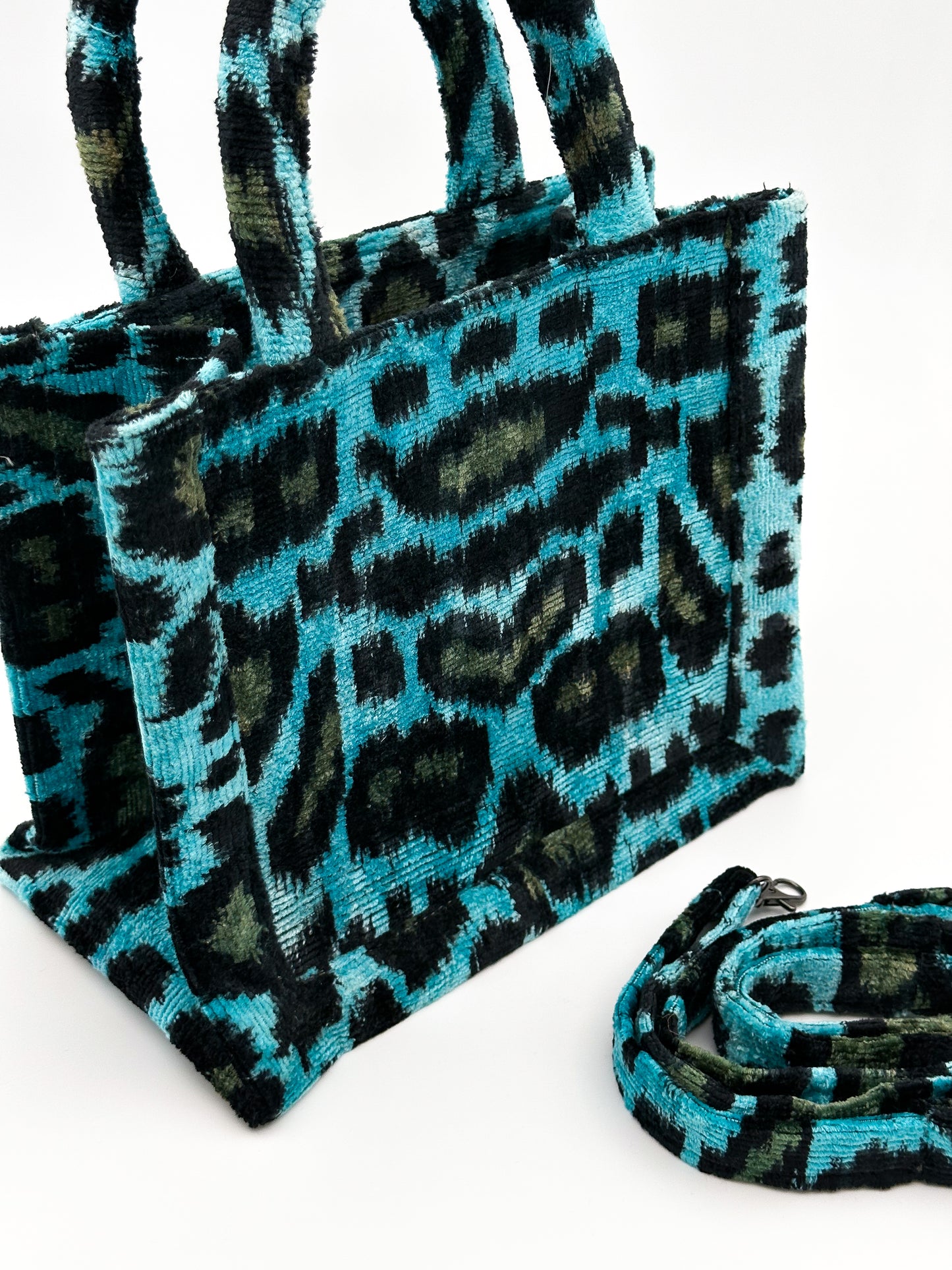 Velvet Ikat Elegance (Geometric Harmony)