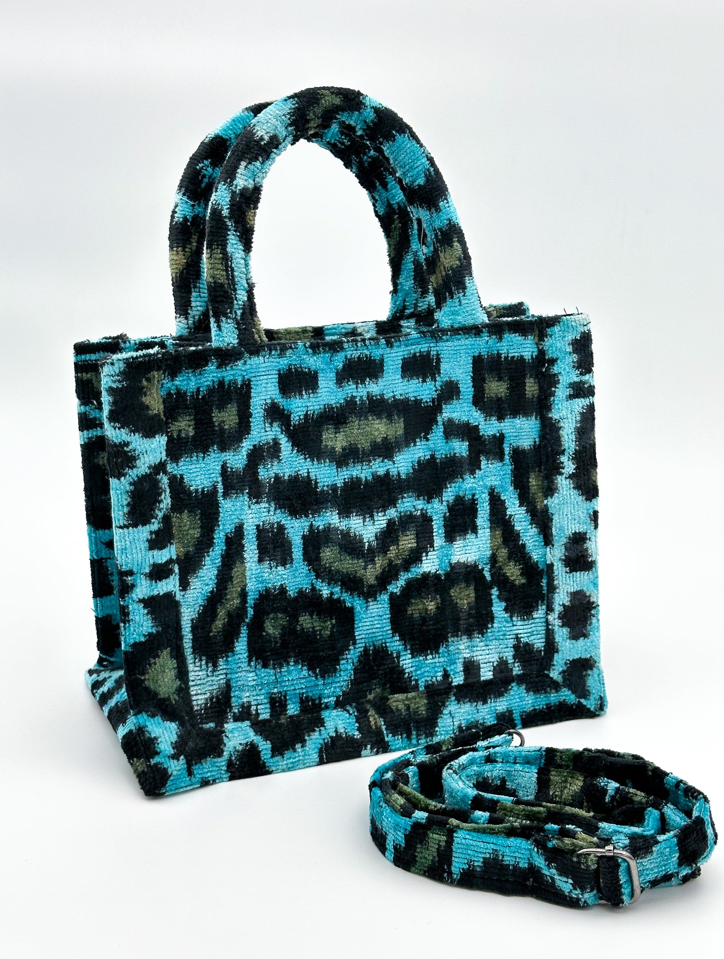 Velvet Ikat Elegance (Geometric Harmony)