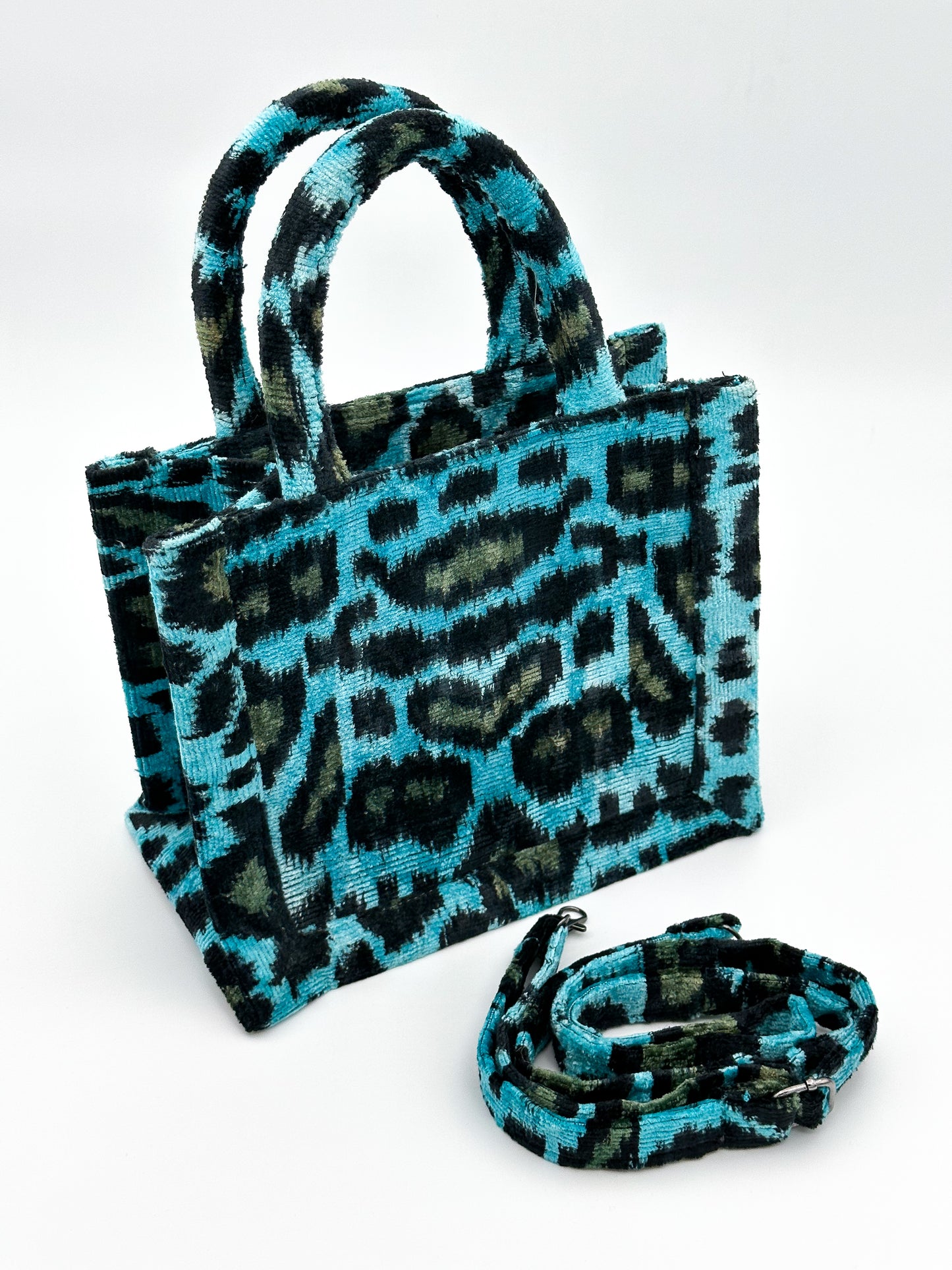 Velvet Ikat Elegance (Geometric Harmony)