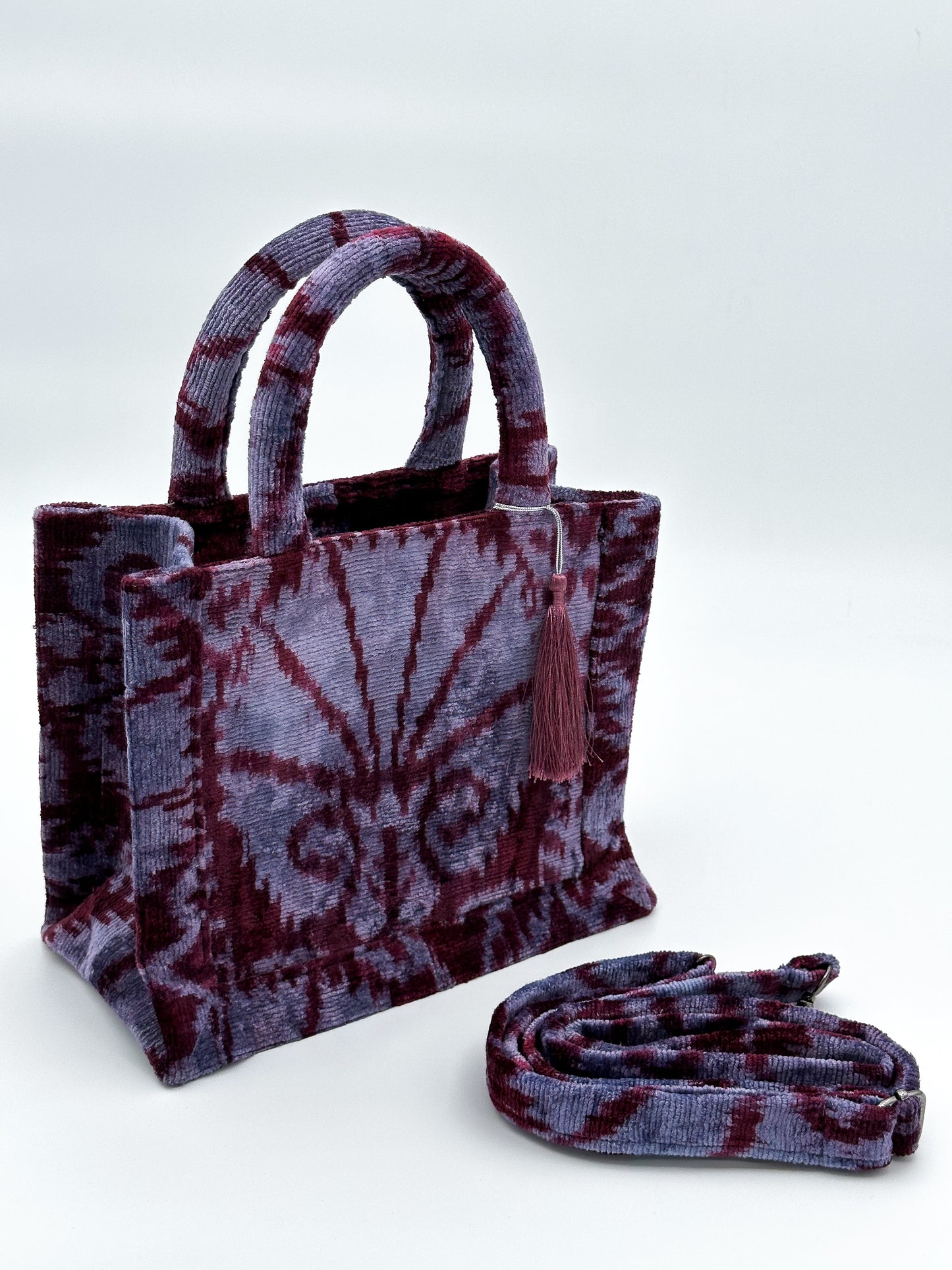 Velvet Ikat Elegance (Geometric Harmony)