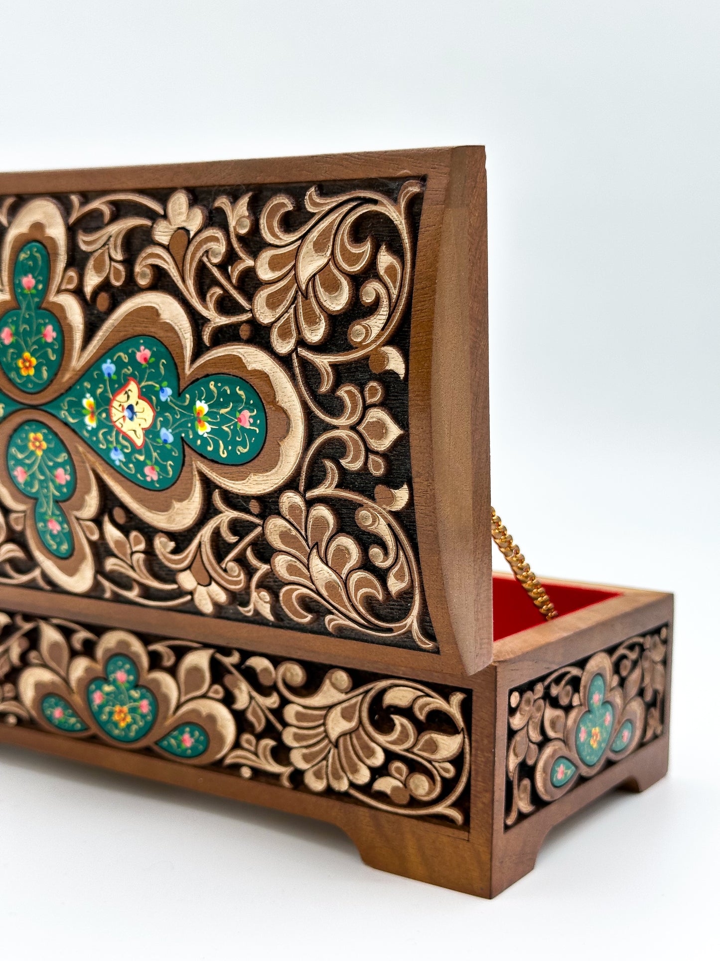 Emerald Harmony Jewelry Box