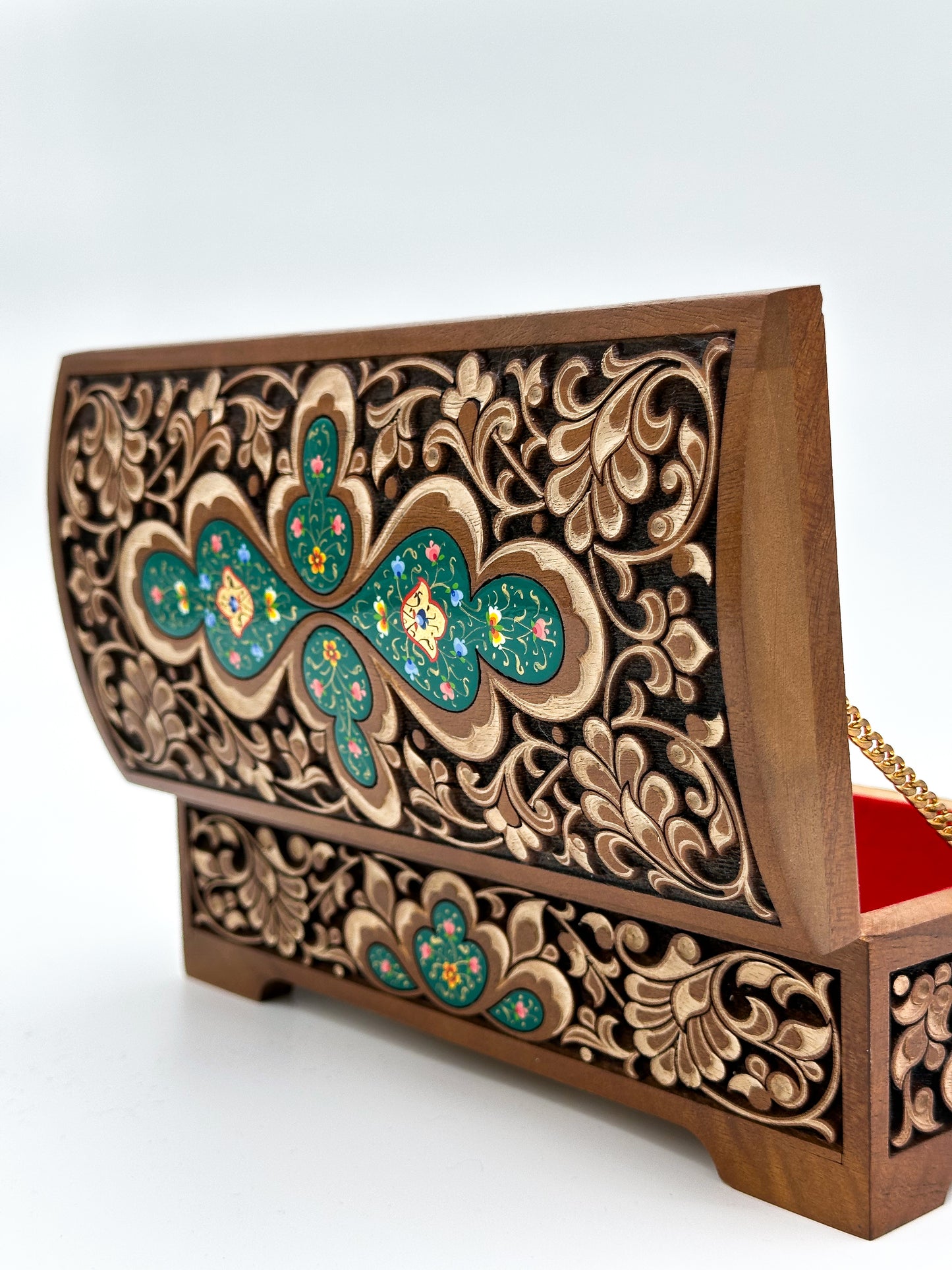 Emerald Harmony Jewelry Box