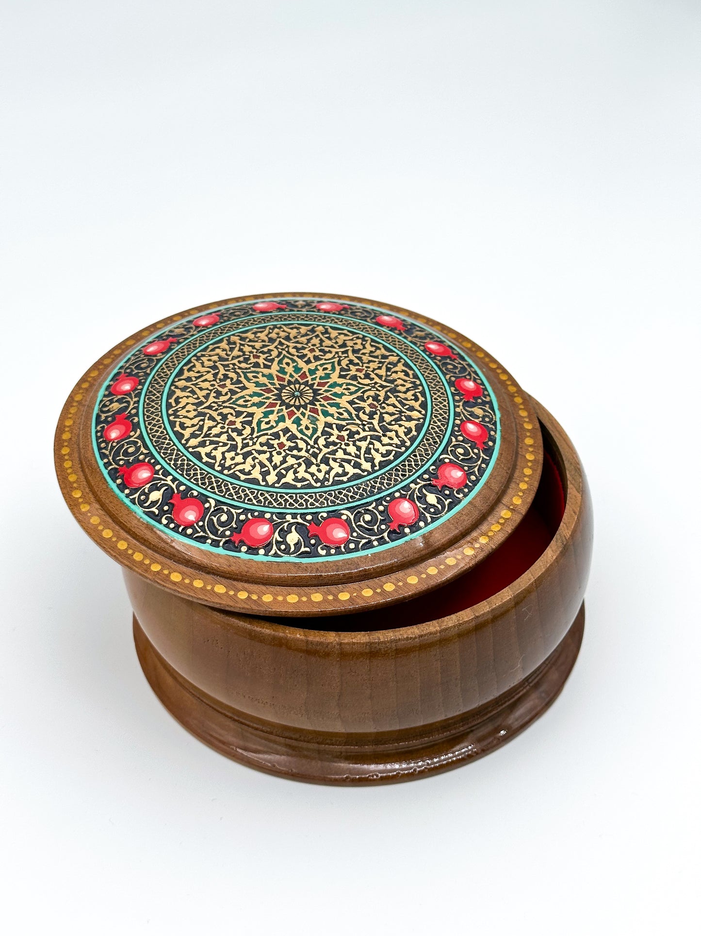 Crimson Radiance Jewelry Box