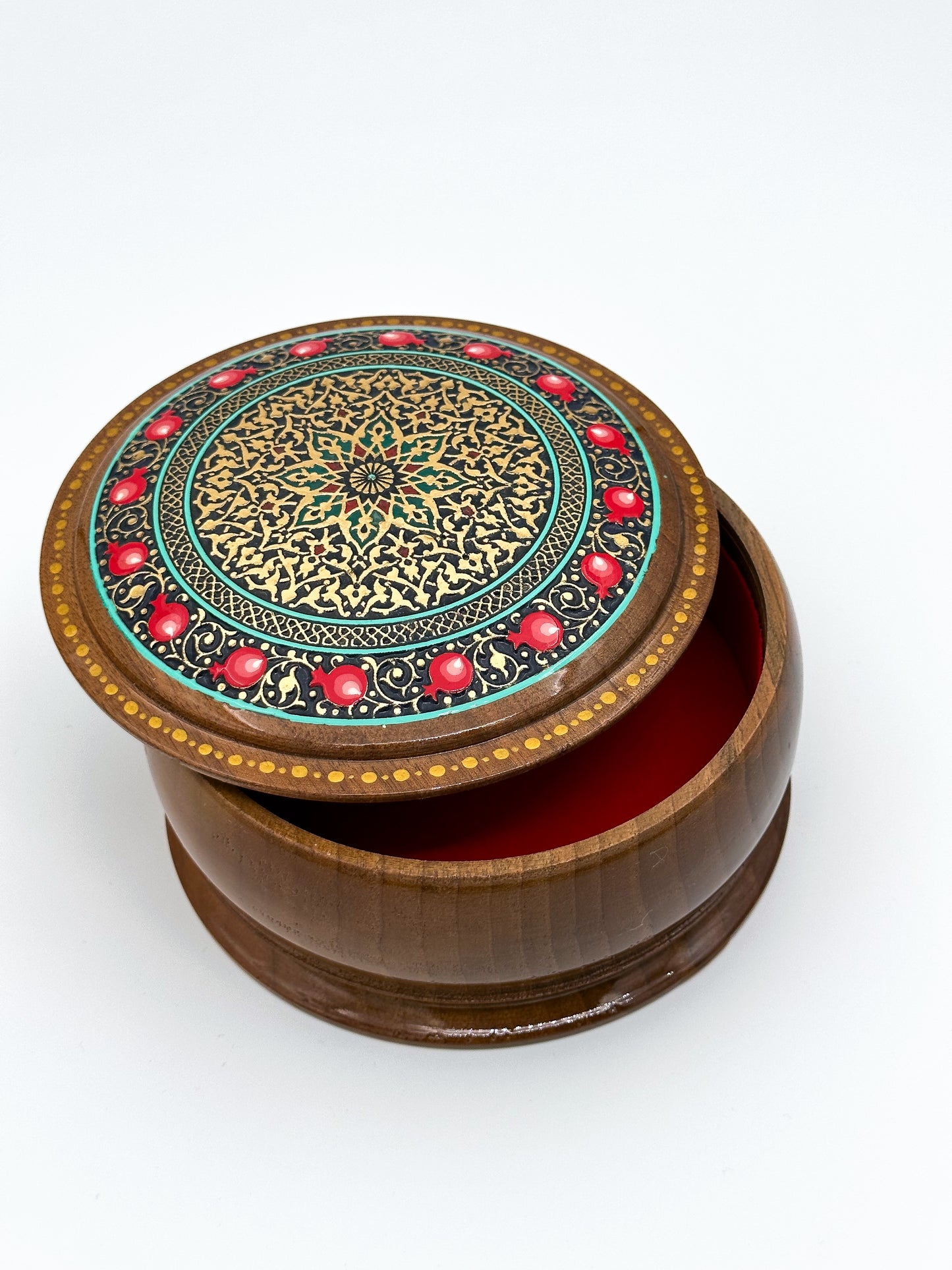 Crimson Radiance Jewelry Box