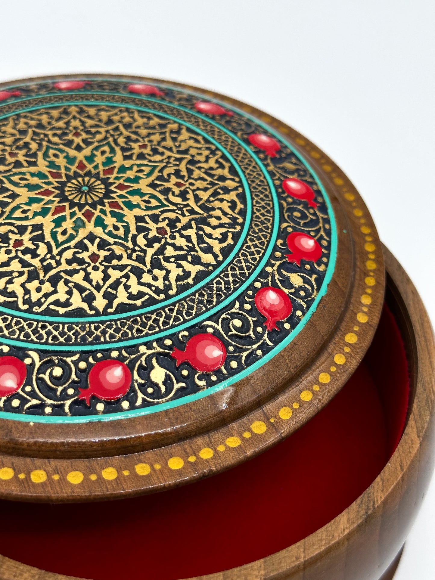 Crimson Radiance Jewelry Box