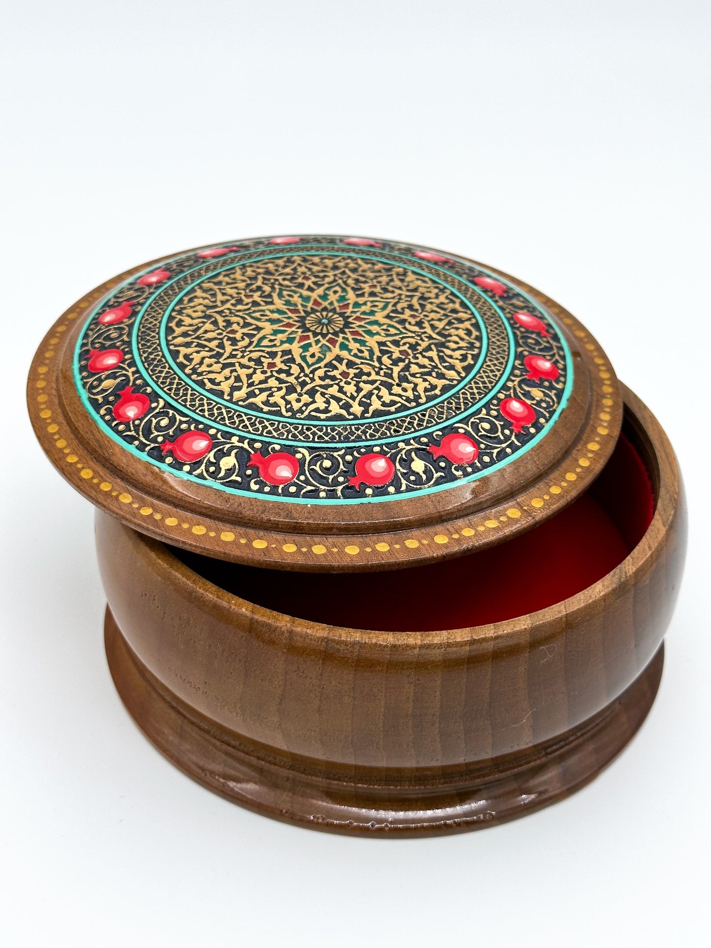 Crimson Radiance Jewelry Box
