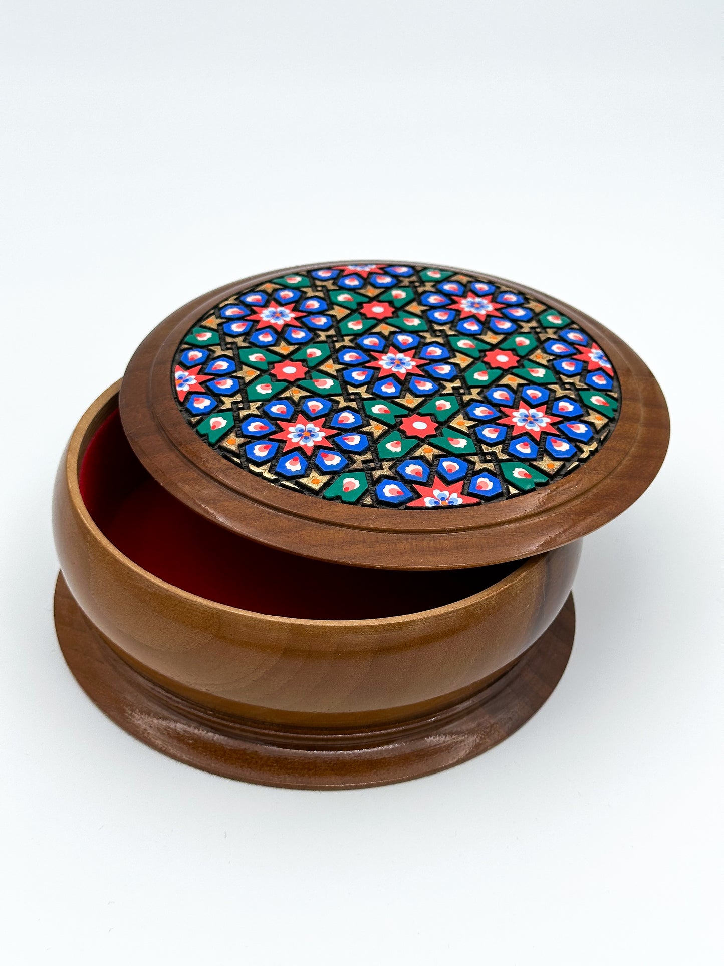 Geometric Blossom Jewelry Box