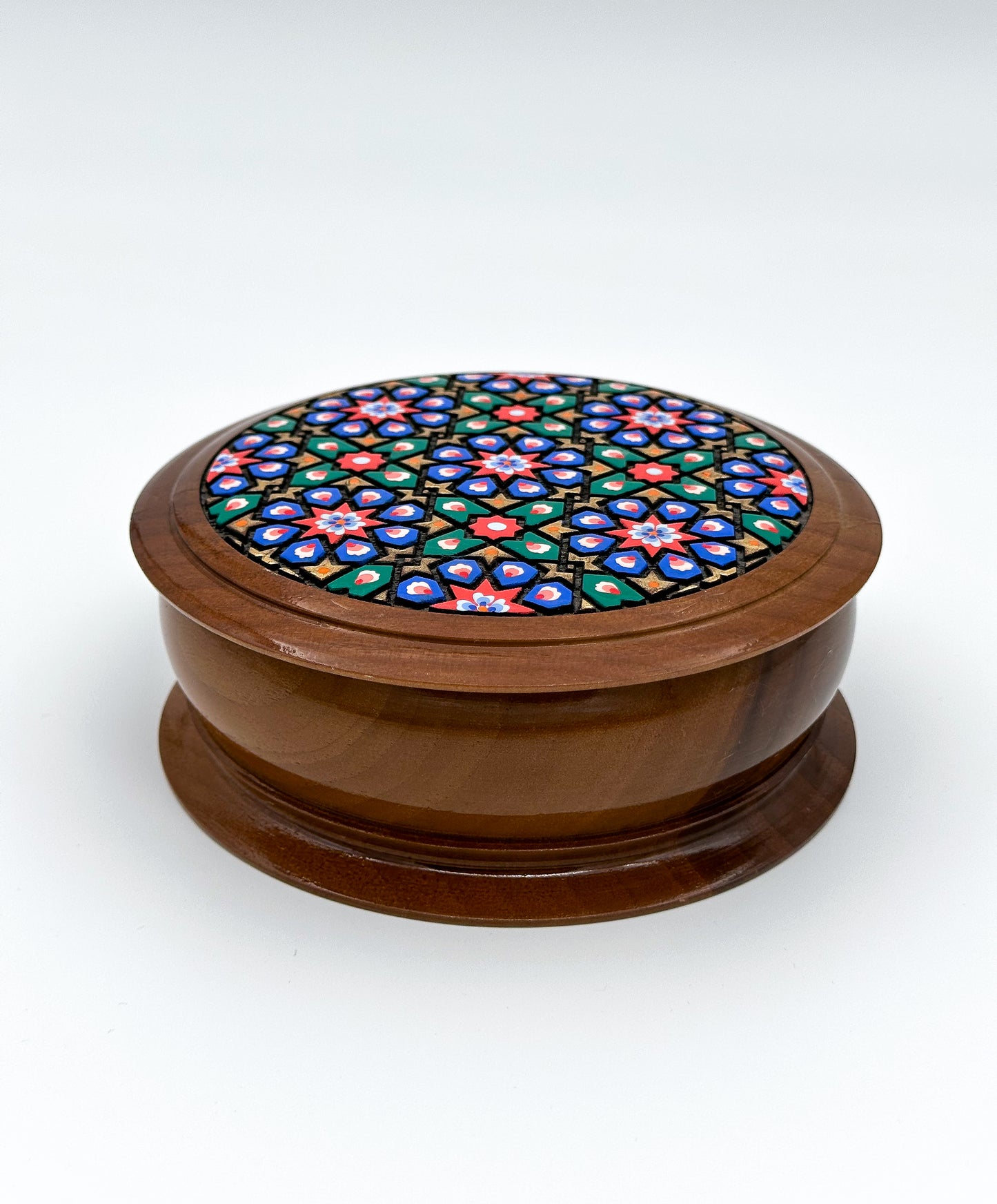 Geometric Blossom Jewelry Box