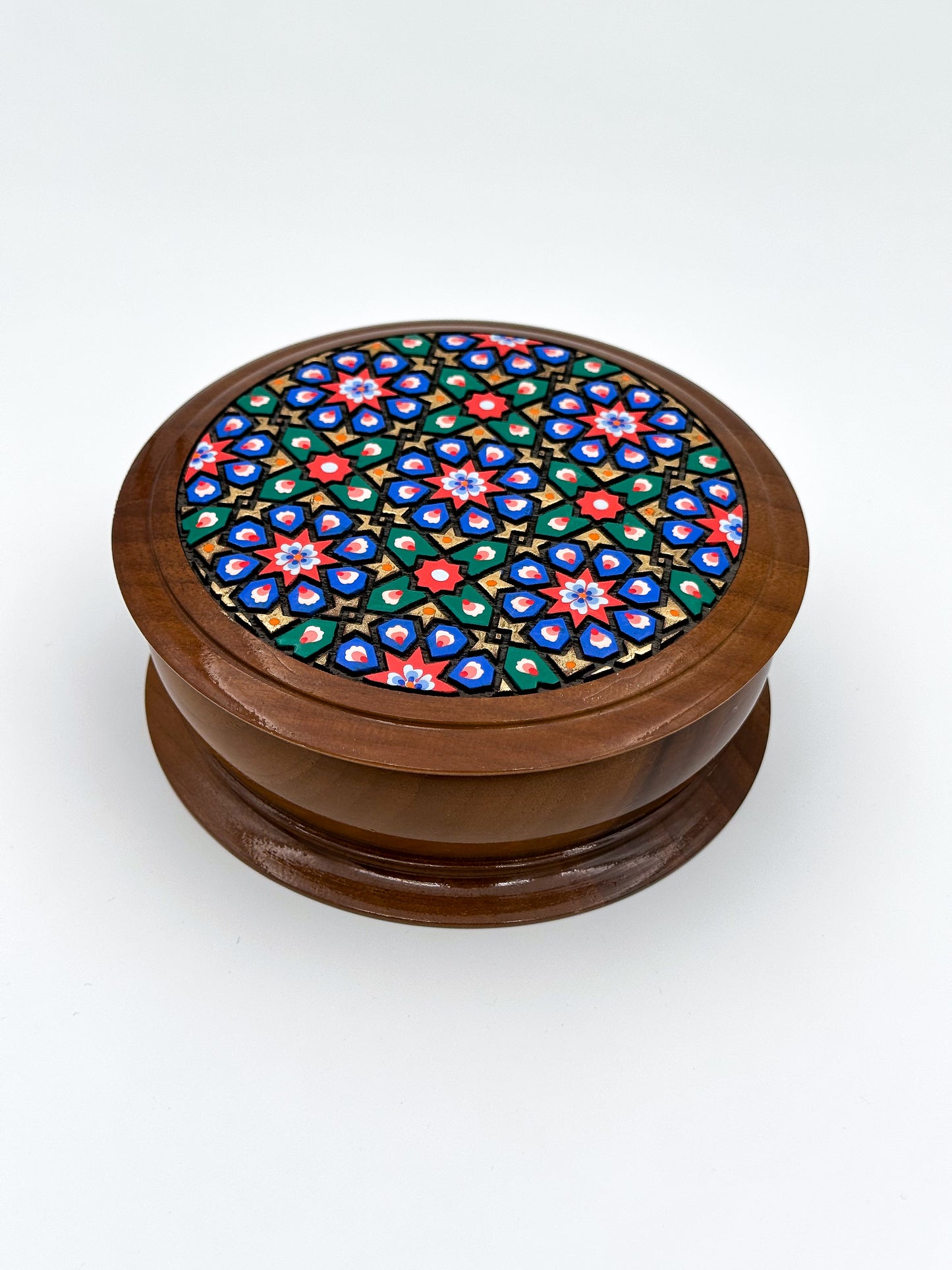 Geometric Blossom Jewelry Box