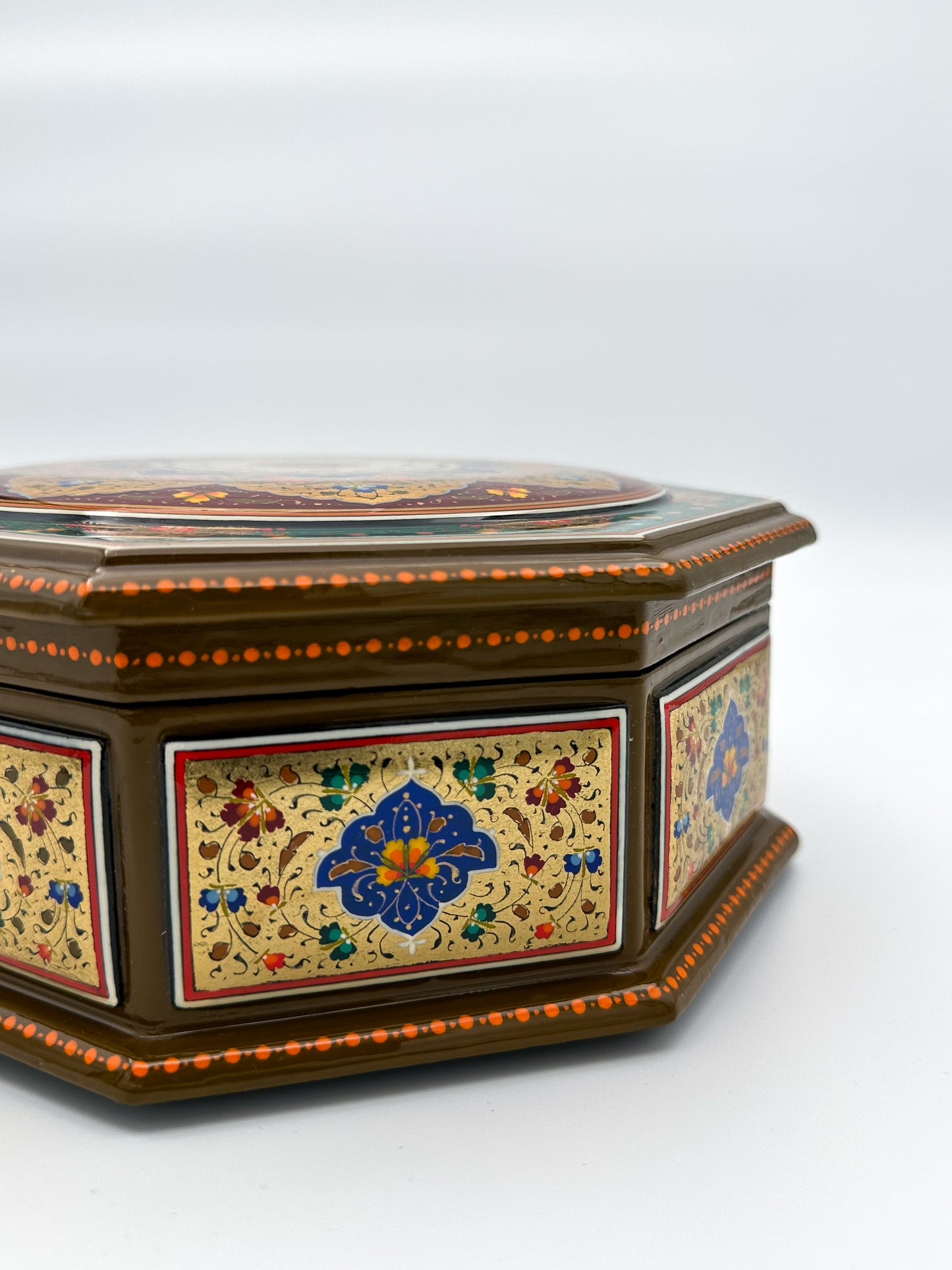 Persian Mandala Wooden Jewelry Box