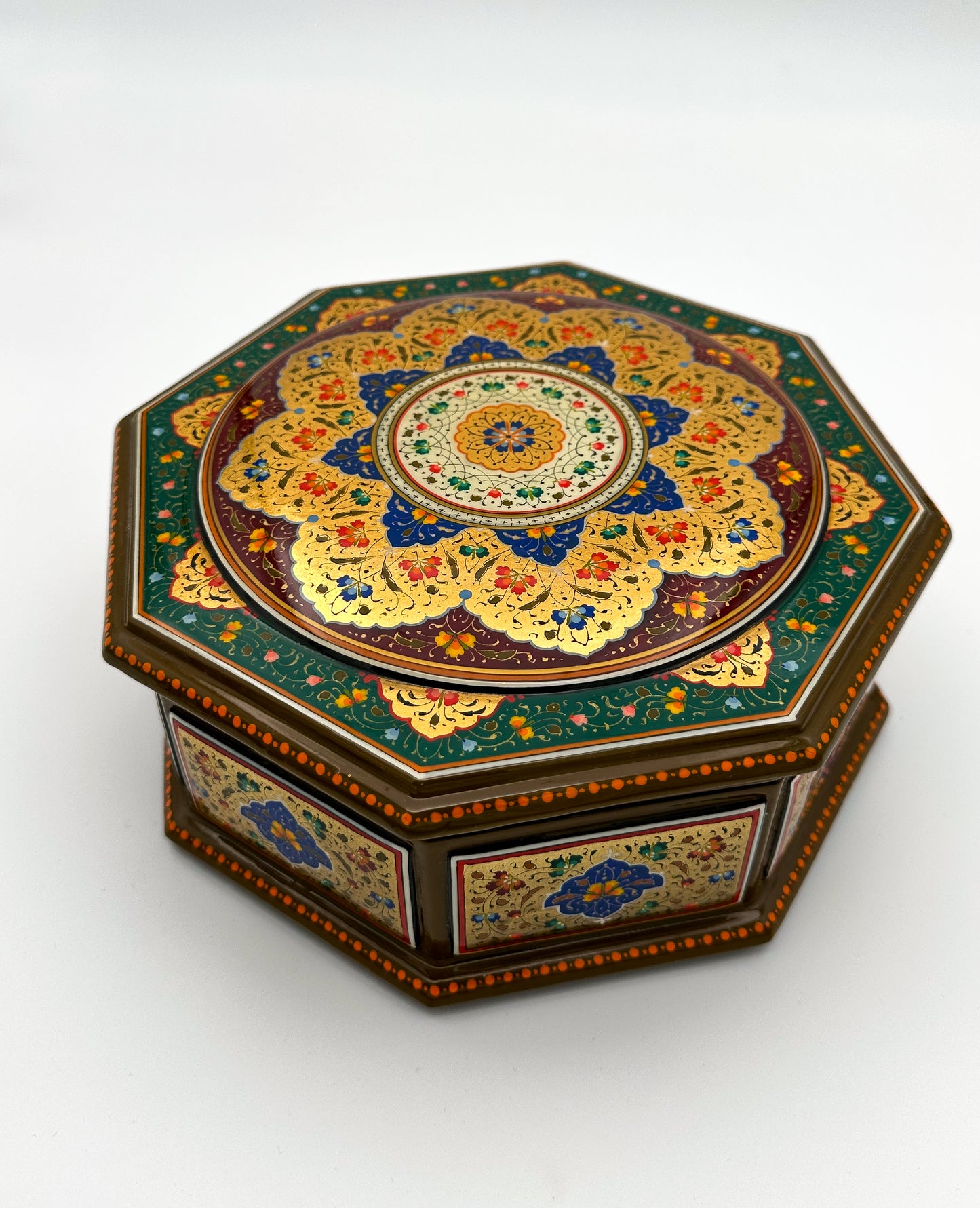 Persian Mandala Wooden Jewelry Box