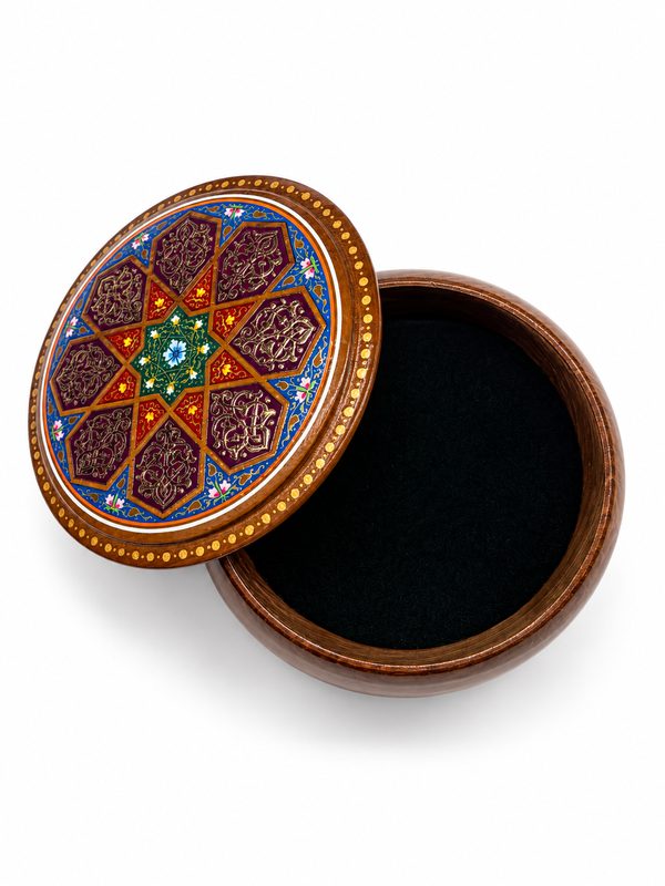 Hand-Painted Wooden Box
